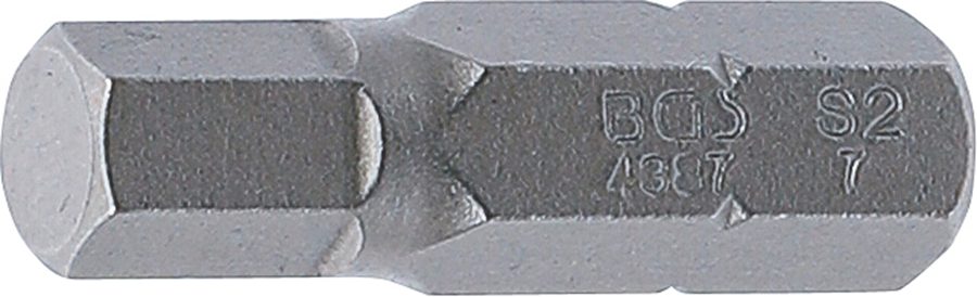 Bits | Garums 30mm | Piedziņas ārējais sešstūris 8 mm (5/16") | iekšējais sešstūris 7 mm
