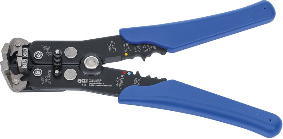 Automātiskais vadu noņēmējs | stieplēm Ø 0,13 - 6 mm² | 210 mm