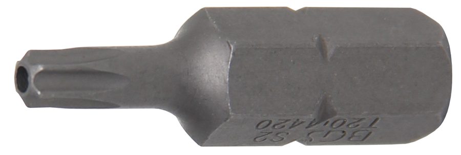 Bits | Garums 30mm | Ārējā sešstūra piedziņa 8 mm (5/16") | T veida profils (Torx) ar atveri T20