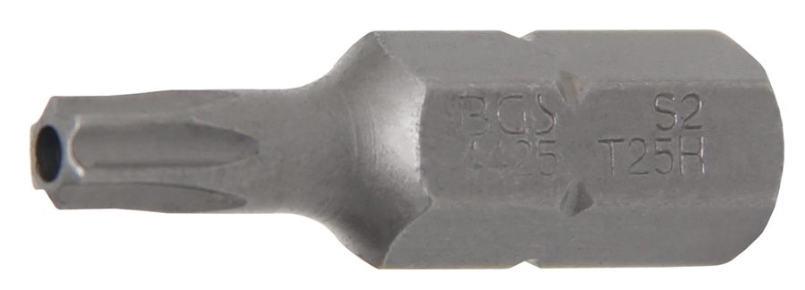 Bits | Garums 30mm | Ārējā sešstūra piedziņa 8 mm (5/16") | T veida profils (Torx) ar atveri T25