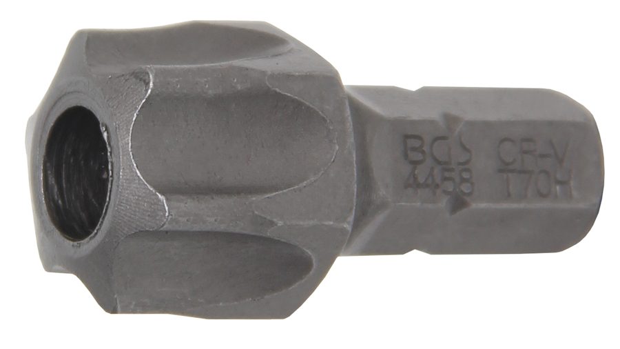 Bits | Garums 30mm | Ārējā sešstūra piedziņa 8 mm (5/16") | T veida profils (Torx) ar atveri T70