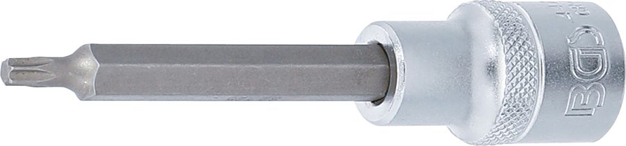 Uzgaļu ieliktnis | Garums 100mm | Iekšējā kvadrātveida piedziņa 12,5 mm (1/2") | T veida profils (Torx) T25