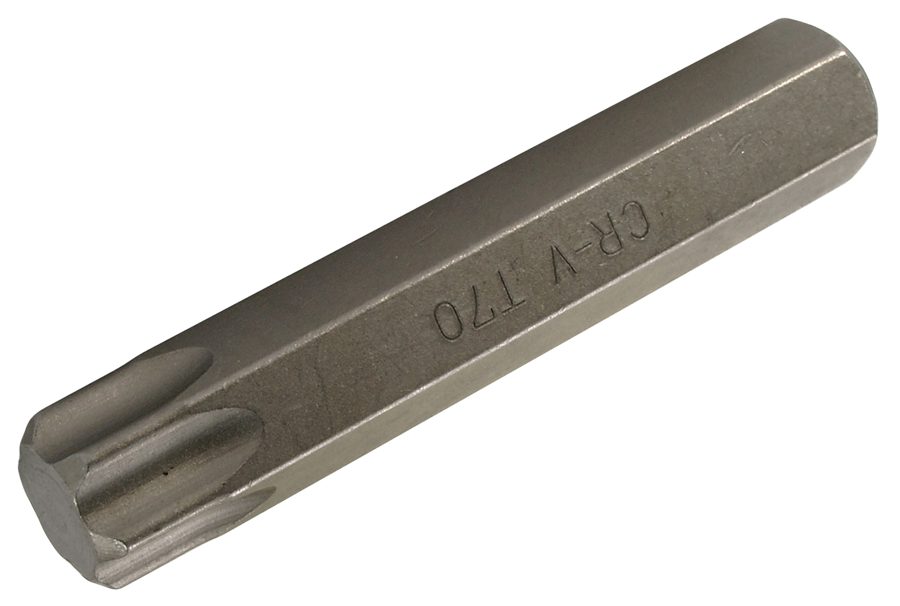 Bits | Garums 80 mm | Piedziņas ārējais sešstūris 14 mm | T-profils (Torx) T70