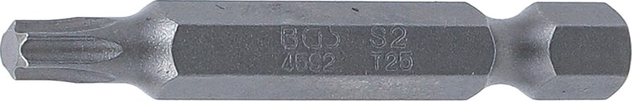 Bits | Garums 50 mm | Ārējā sešstūra piedziņa 6,3 mm (1/4") | T veida profils (Torx) T25