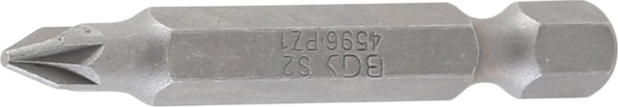 Bits | Garums 50 mm | Ārējā sešstūra piedziņa 6,3 mm (1/4") | Phillips PZ1