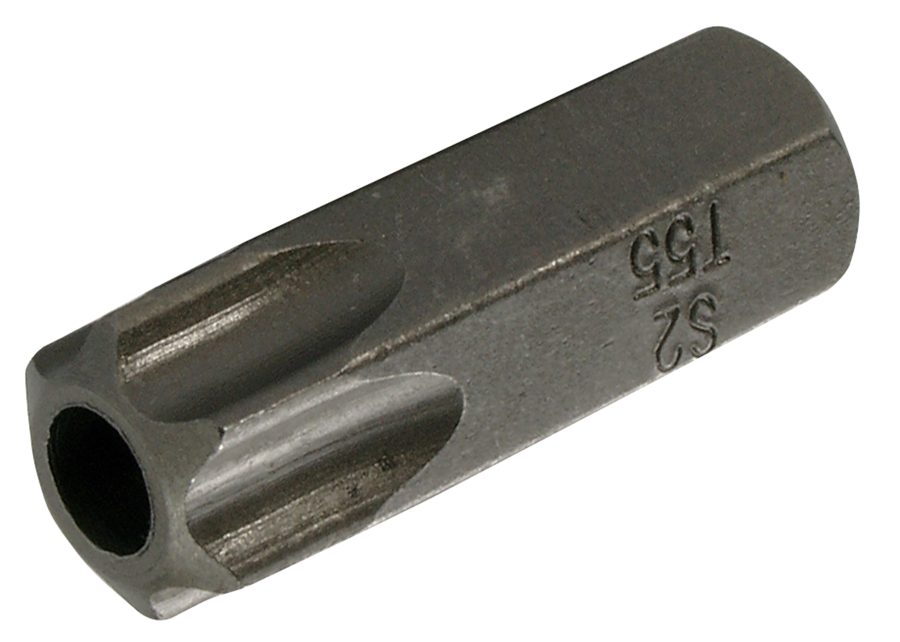 Bits | Garums 30mm | Ārējā sešstūra piedziņa 10 mm (3/8") | T veida profils (Torx) ar atveri T55