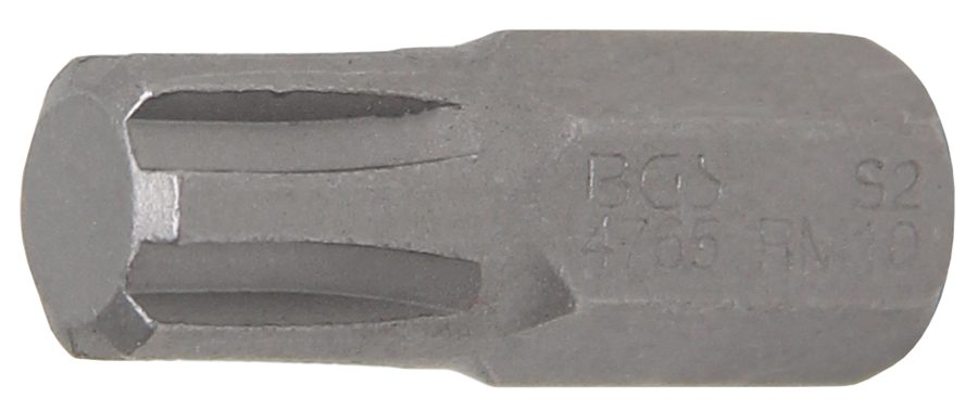 Bits | Garums 30mm | Piedziņas ārējais sešstūris 10 mm (3/8") | ķīļa profils (RIBE) M10