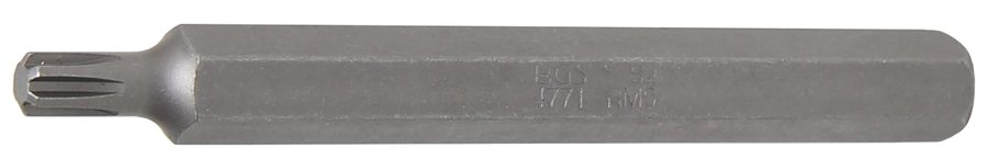 Bits | Garums 100mm | Piedziņas ārējais sešstūris 10 mm (3/8") | ķīļa profils (RIBE) M6