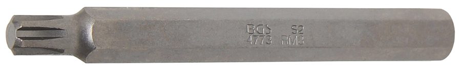 Bits | Garums 100mm | Piedziņas ārējais sešstūris 10 mm (3/8") | ķīļa profils (RIBE) M8