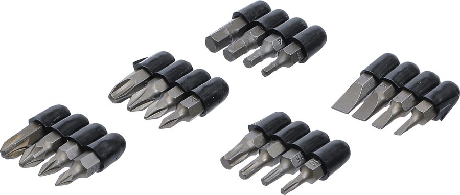 bitu komplekts | Piedziņas ārējais sešstūris 6,3 mm (1/4") | 20 gab.