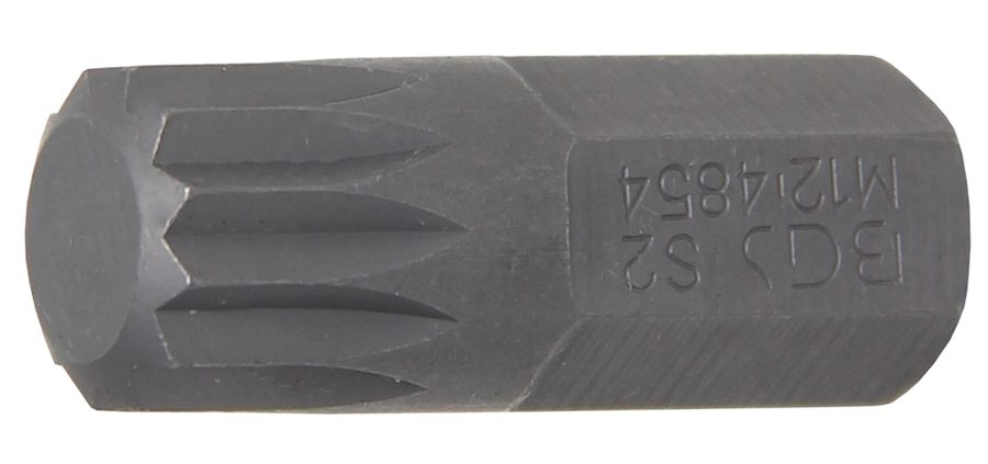 Bits | Garums 30mm | Piedziņas ārējais sešstūris 10 mm (3/8") | iekšējais šķautne (XZN) M12