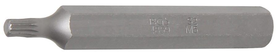 Bits | Garums 75mm | Piedziņas ārējais sešstūris 10 mm (3/8") | iekšējais spraugs (XZN) M5