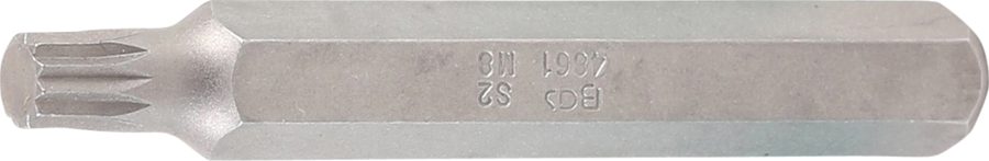 Bits | Garums 75mm | Piedzīt ārējo sešstūri 10 mm (3/8") | iekšējais šķautne (XZN) M8