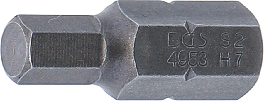 Bits | Garums 30mm | Piedziņas ārējais sešstūris 10 mm (3/8") | iekšējais sešstūris 7 mm