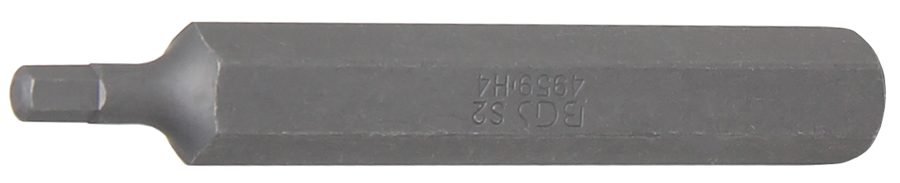 Bits | Garums 75mm | Piedziņas ārējais sešstūris 10 mm (3/8") | iekšējais sešstūris 4 mm