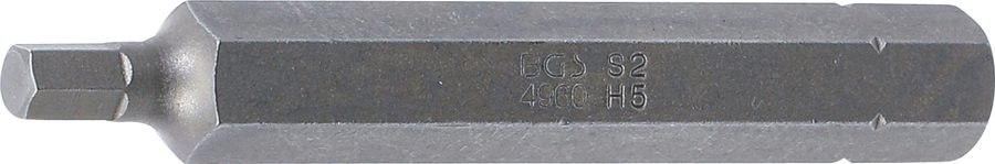 Bits | Garums 75mm | Piedziņas ārējais sešstūris 10 mm (3/8") | iekšējais sešstūris 5 mm