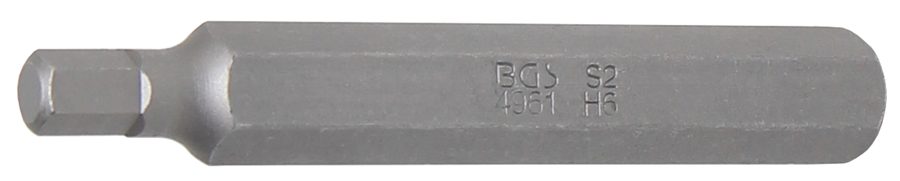 Bits | Garums 75mm | Piedziņas ārējais sešstūris 10 mm (3/8") | iekšējais sešstūris 6 mm
