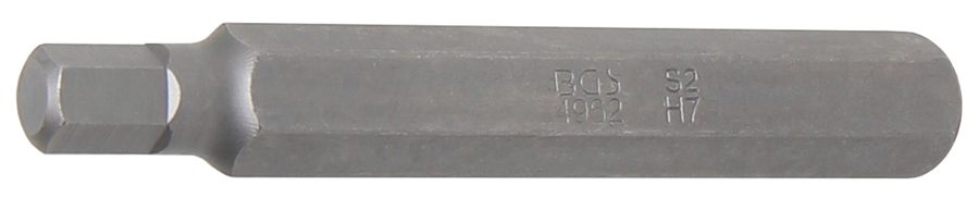 Bits | Garums 75mm | Piedziņas ārējais sešstūris 10 mm (3/8") | iekšējais sešstūris 7 mm