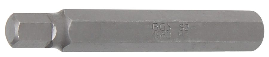 Bits | Garums 75mm | Piedziņas ārējais sešstūris 10 mm (3/8") | iekšējais sešstūris 8 mm