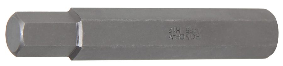 Bits | Garums 75mm | Piedziņas ārējais sešstūris 10 mm (3/8") | iekšējais sešstūris 12 mm