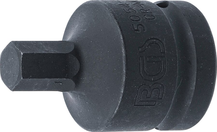 Jaudas uzgaļa ieliktnis | Garums 55mm | Piedziņas iekšējais kvadrāts 20 mm (3/4") | iekšējais sešstūris 12 mm