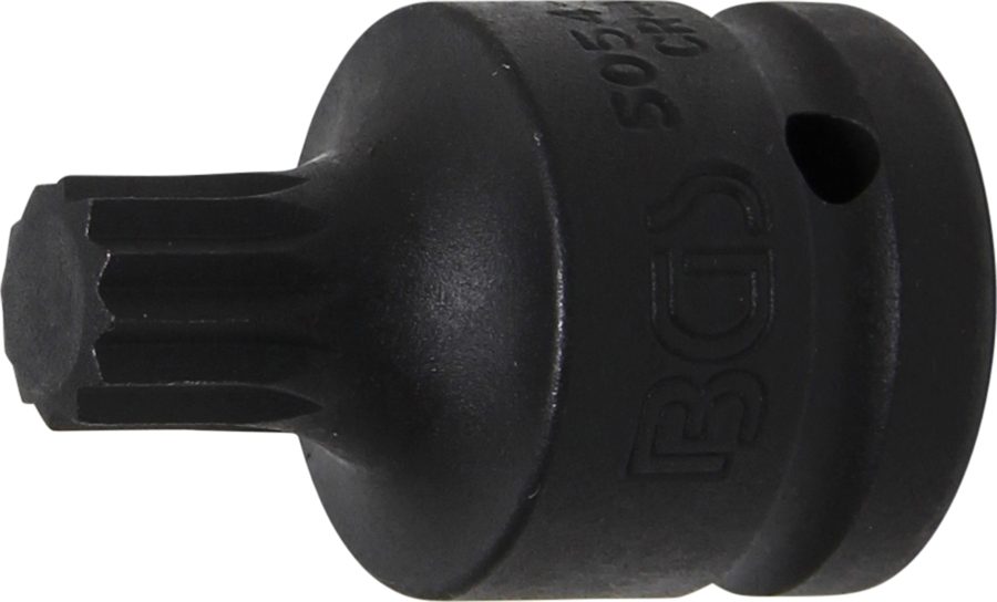 Jaudas uzgaļa ieliktnis | Garums 55mm | Piedzīt iekšējo kvadrātu 20 mm (3/4 collas) | iekšējā šķautne (XZN) M16