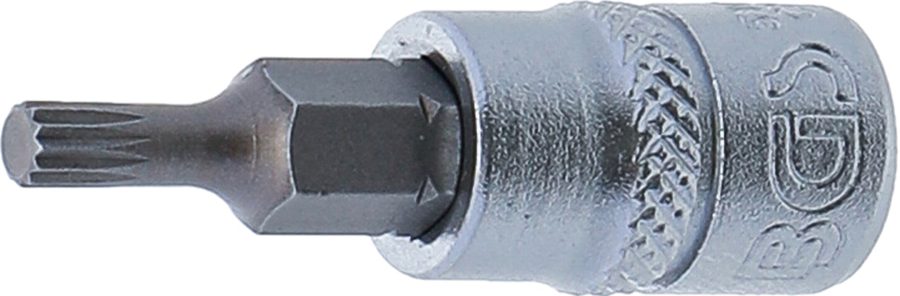Uzgaļu ieliktnis | Piedzīt iekšējo kvadrātu 6,3 mm (1/4 collas) | iekšējā šķautne (XZN) M4