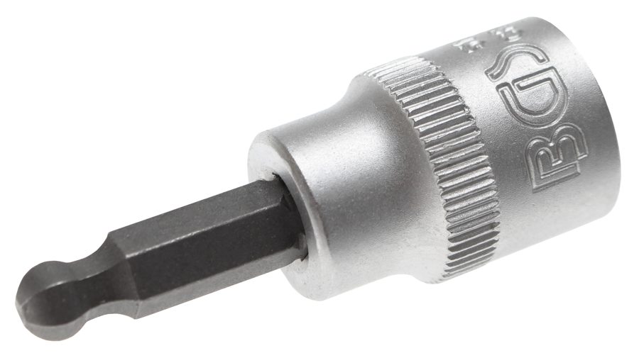 Uzgaļu ieliktnis | Piedziņas iekšējais kvadrāts 10 mm (3/8") | iekšējais sešstūris ar lodveida galvu 5,5 mm
