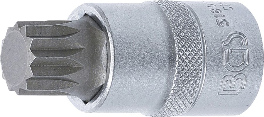 Uzgaļu ieliktnis | Piedzīt iekšējo kvadrātu 12,5 mm (1/2 collas) | iekšējā šķautne (XZN) M17