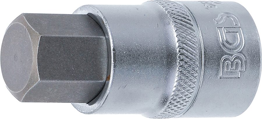 Uzgaļu ieliktnis | Piedziņas iekšējais kvadrāts 12,5 mm (1/2") | iekšējais sešstūris 17 mm