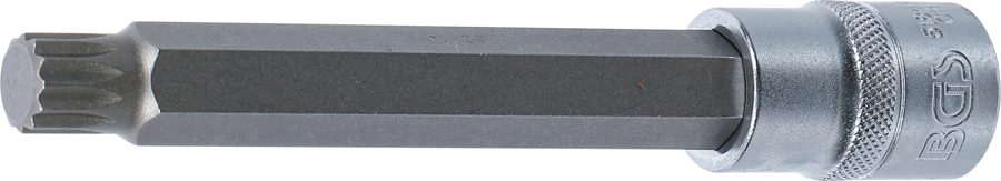 Uzgaļu ieliktnis | Garums 140mm | Piedzīt iekšējo kvadrātu 12,5 mm (1/2 collas) | iekšējā šķautne (XZN) M14