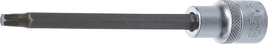 Uzgaļu ieliktnis | Garums 140mm | Iekšējā kvadrātveida piedziņa 12,5 mm (1/2") | T veida profils (Torx) T40