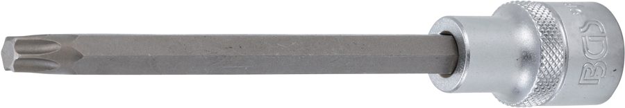 Uzgaļu ieliktnis | Garums 140mm | Iekšējā kvadrātveida piedziņa 12,5 mm (1/2") | T veida profils (Torx) T45