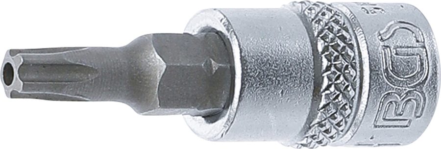 Uzgaļu ieliktnis | Iekšējā kvadrātveida piedziņa 6,3 mm (1/4") | TS profils (Torx Plus) ar TS25 atveri