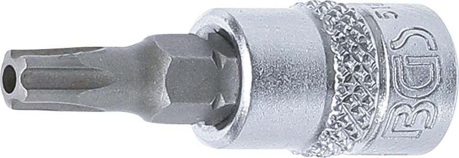 Uzgaļu ieliktnis | Iekšējā kvadrātveida piedziņa 6,3 mm (1/4") | TS profils (Torx Plus) ar TS27 atveri