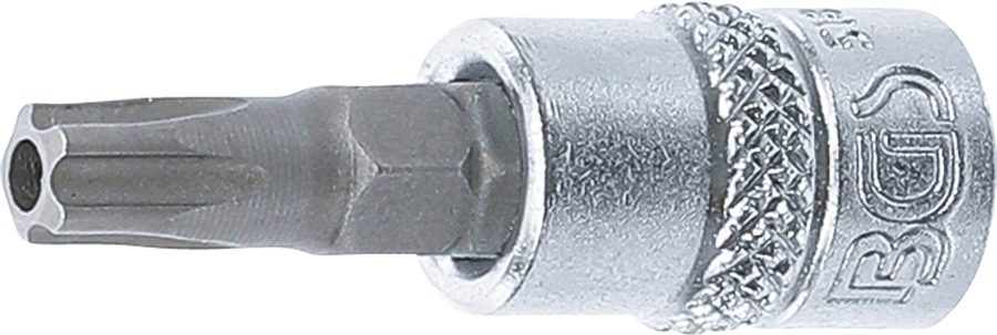 Uzgaļu ieliktnis | Iekšējā kvadrātveida piedziņa 6,3 mm (1/4") | TS profils (Torx Plus) ar TS30 urbumu