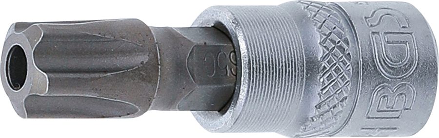 Uzgaļu ieliktnis | Iekšējā kvadrātveida piedziņa 6,3 mm (1/4") | TS profils (Torx Plus) ar TS50 atveri