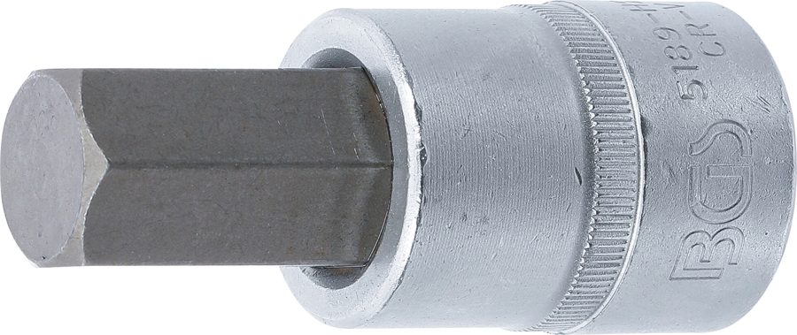 Uzgaļu ieliktnis | Piedziņas iekšējais kvadrāts 20 mm (3/4") | iekšējais sešstūris 22 mm
