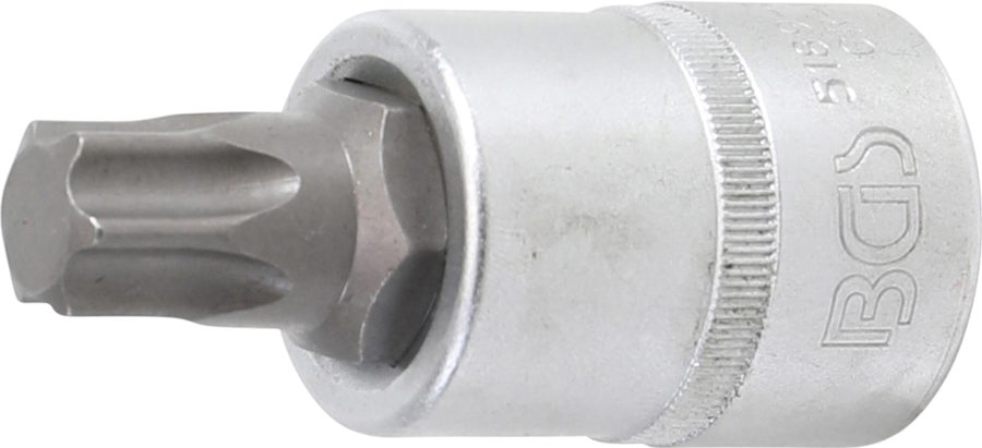 Uzgaļu ieliktnis | Iekšējā kvadrātveida piedziņa 20 mm (3/4") | T veida profils (Torx) T80