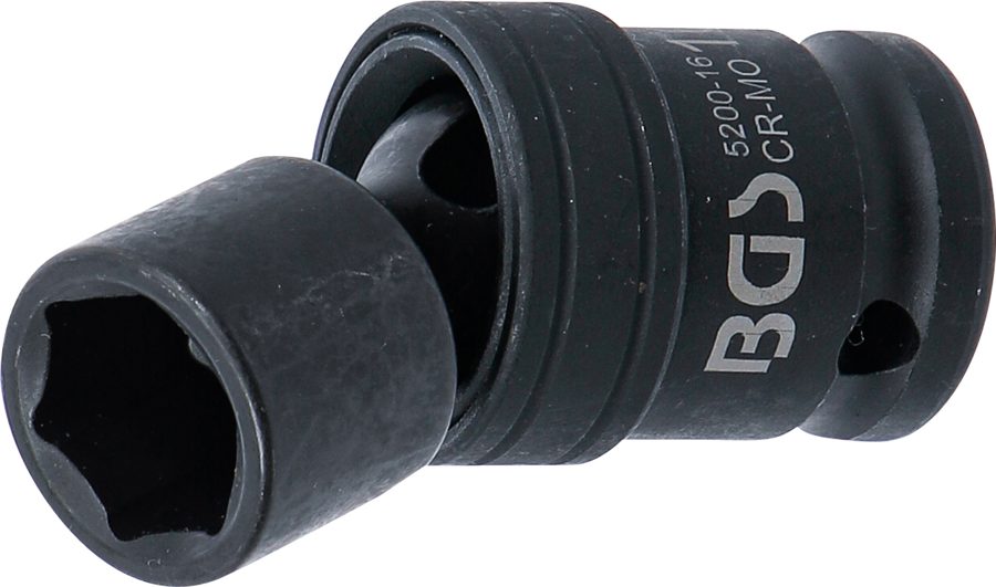 Jaudas lodveida savienojuma ieliktnis | Piedziņas iekšējais kvadrāts 12,5 mm (1/2") | SW 16 mm