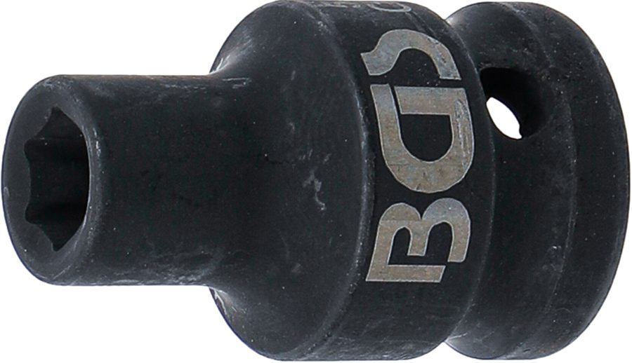 Triecienligzdas uzgriežņu atslēgas ieliktnis sešstūris | Piedziņas iekšējais kvadrāts 12,5 mm (1/2") | SW 8 mm