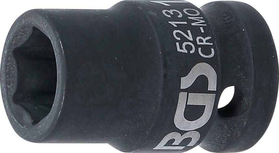 Triecienligzdas uzgriežņu atslēgas ieliktnis sešstūris | Piedziņas iekšējais kvadrāts 12,5 mm (1/2") | SW 13 mm