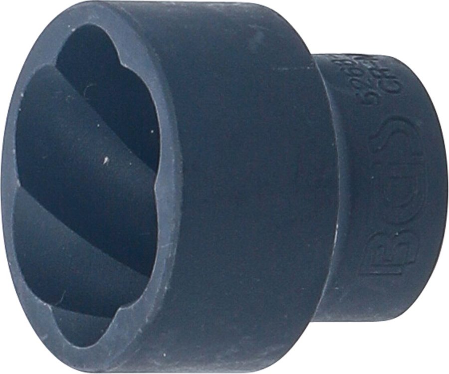 Spirālveida profila uzgriežņu atslēgas ieliktnis / skrūvju nosūcējs | Piedziņas iekšējais kvadrāts 12,5 mm (1/2") | SW 27 mm