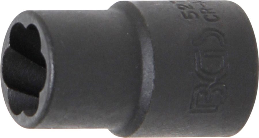 Spirālveida profila uzgriežņu atslēgas ieliktnis / skrūvju nosūcējs | Piedziņas iekšējais kvadrāts 10 mm (3/8") | SW 11 mm
