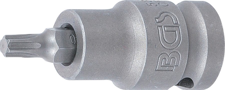 Jaudas uzgaļa ieliktnis | Garums 55mm | Iekšējā kvadrātveida piedziņa 12,5 mm (1/2") | T veida profils (Torx) T30