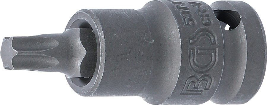 Jaudas uzgaļa ieliktnis | Garums 55mm | Iekšējā kvadrātveida piedziņa 12,5 mm (1/2") | T veida profils (Torx) T45