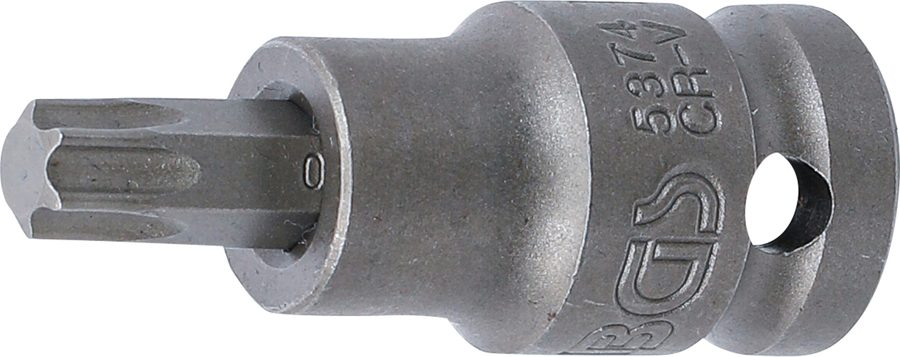 Jaudas uzgaļa ieliktnis | Garums 55mm | Iekšējā kvadrātveida piedziņa 12,5 mm (1/2") | T veida profils (Torx) T50