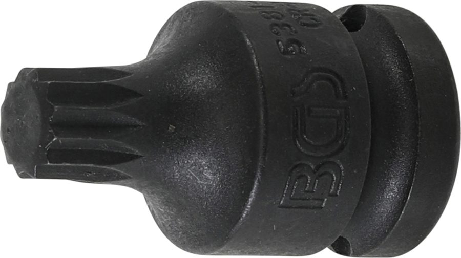 Jaudas uzgaļa ieliktnis | Garums 43mm | Piedzīt iekšējo kvadrātu 12,5 mm (1/2 collas) | iekšējā šķautne (XZN) M12