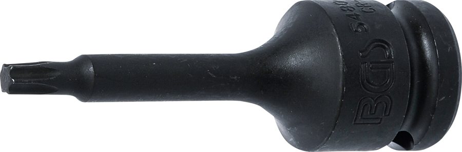 Jaudas uzgaļa ieliktnis | Garums 75mm | Iekšējā kvadrātveida piedziņa 12,5 mm (1/2") | T veida profils (Torx) T30