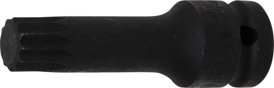 Jaudas uzgaļa ieliktnis | Garums 78 mm | Piedzīt iekšējo kvadrātu 12,5 mm (1/2 collas) | iekšējā šķautne (XZN) M16